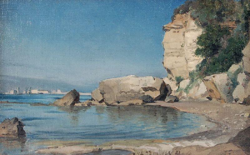 Albert Hertel Italienische Landschaft oil painting picture